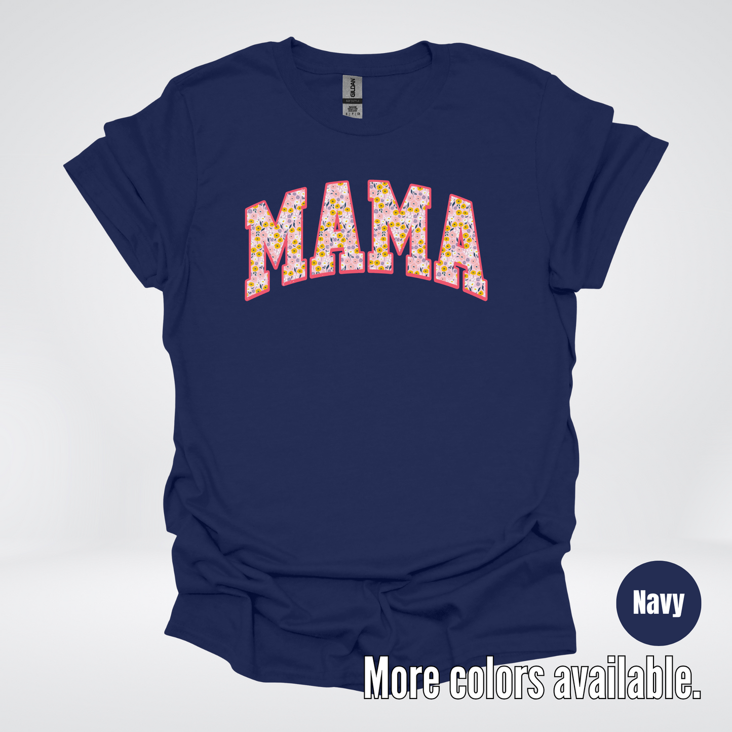 Mama Floral Pink T-Shirt
