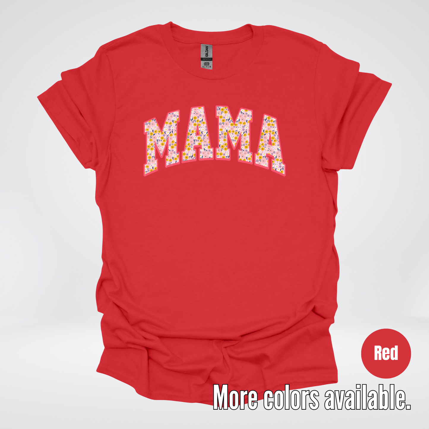 Mama Floral Pink T-Shirt