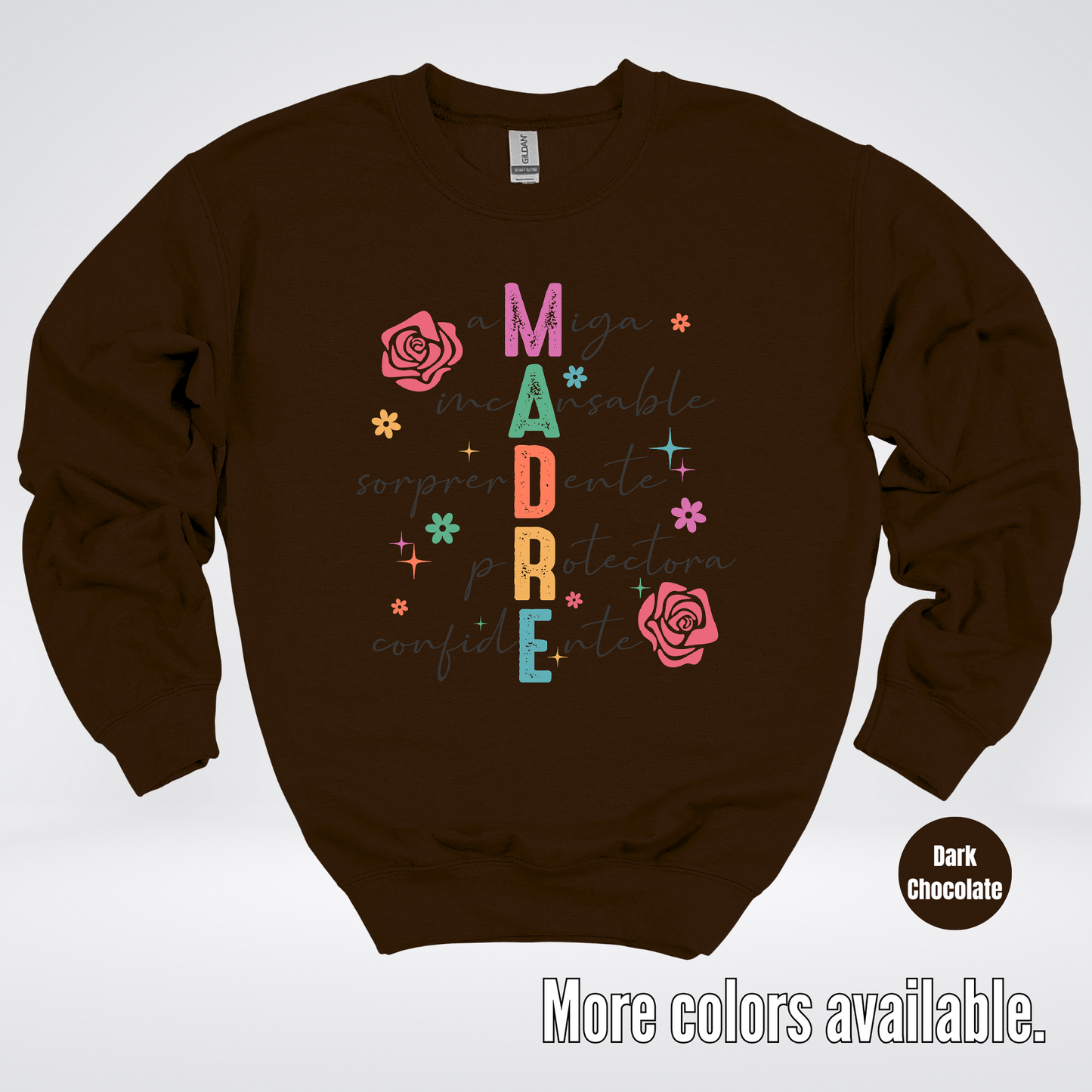 Madre Spanish Mother's Day Crewneck Sweatshirt