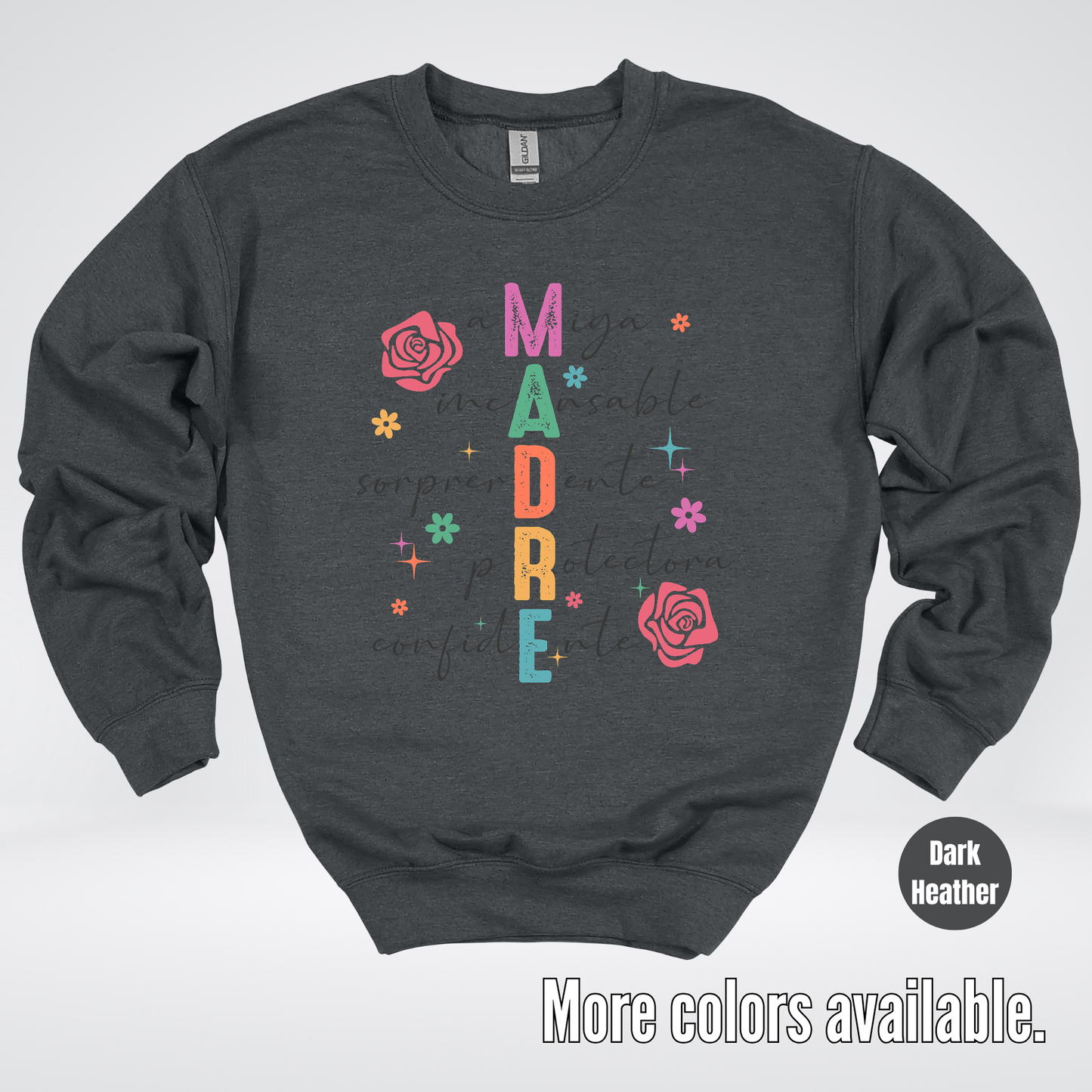 Madre Spanish Mother's Day Crewneck Sweatshirt