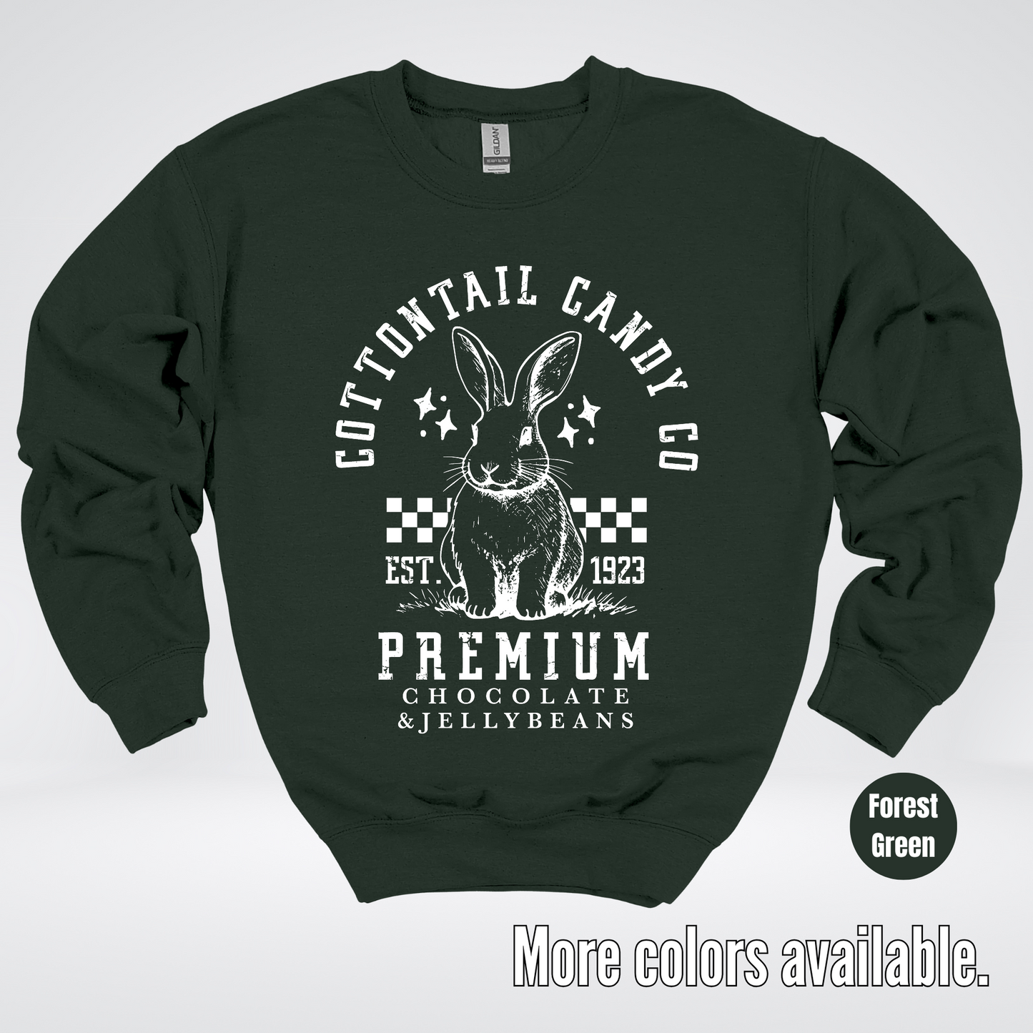 Cottontail Candy Co Premium Easter Crewneck Sweatshirt