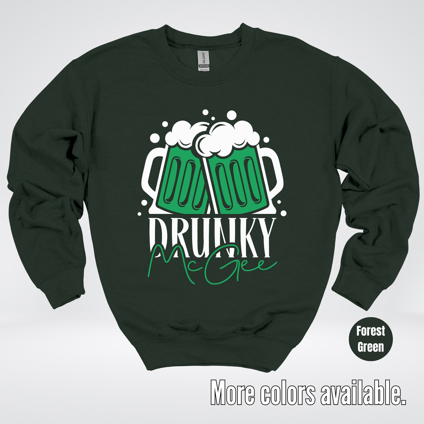 Drunky McGee – Saint Patrick’s Day Crewneck Sweatshirt