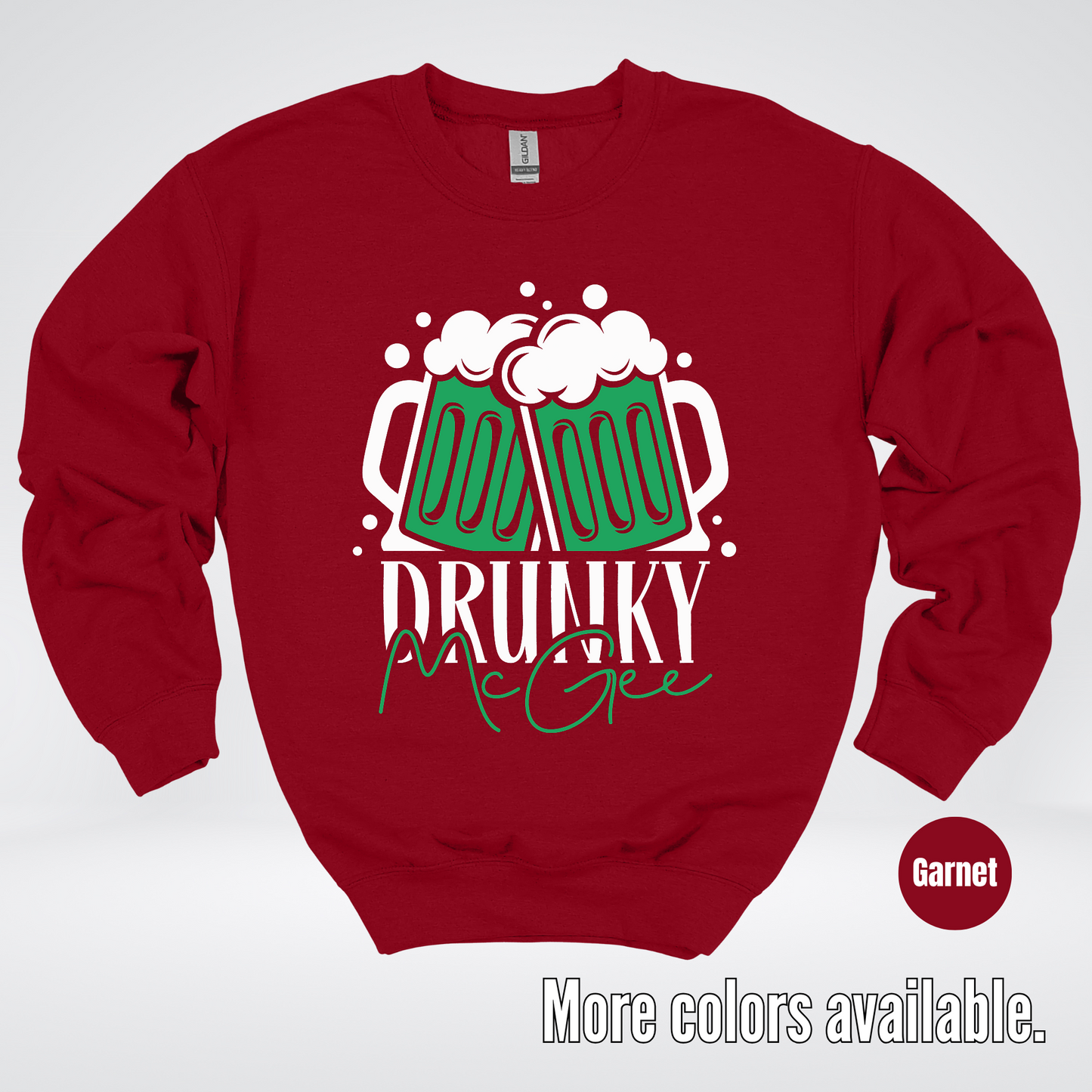 Drunky McGee – Saint Patrick’s Day Crewneck Sweatshirt