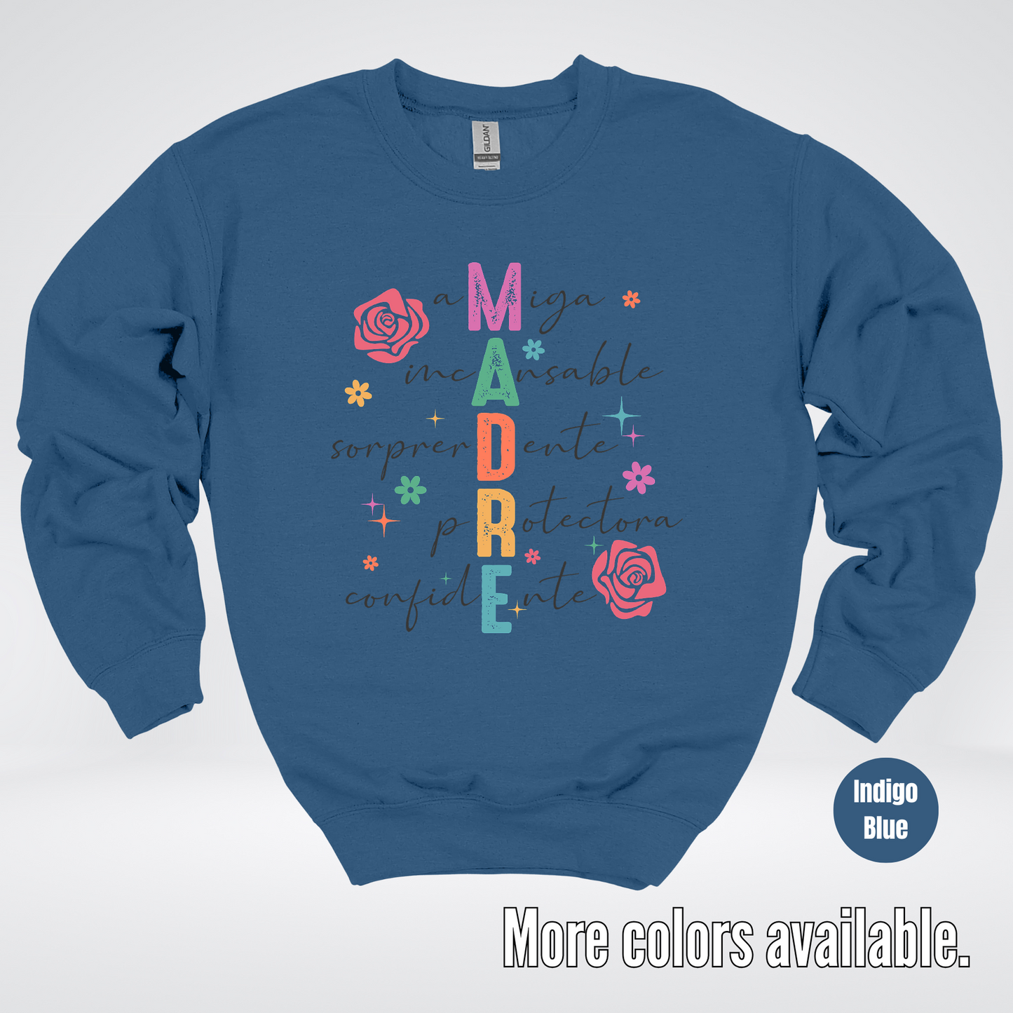 Madre Spanish Mother's Day Crewneck Sweatshirt