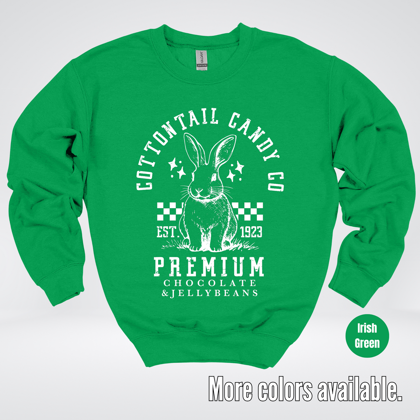 Cottontail Candy Co Premium Easter Crewneck Sweatshirt