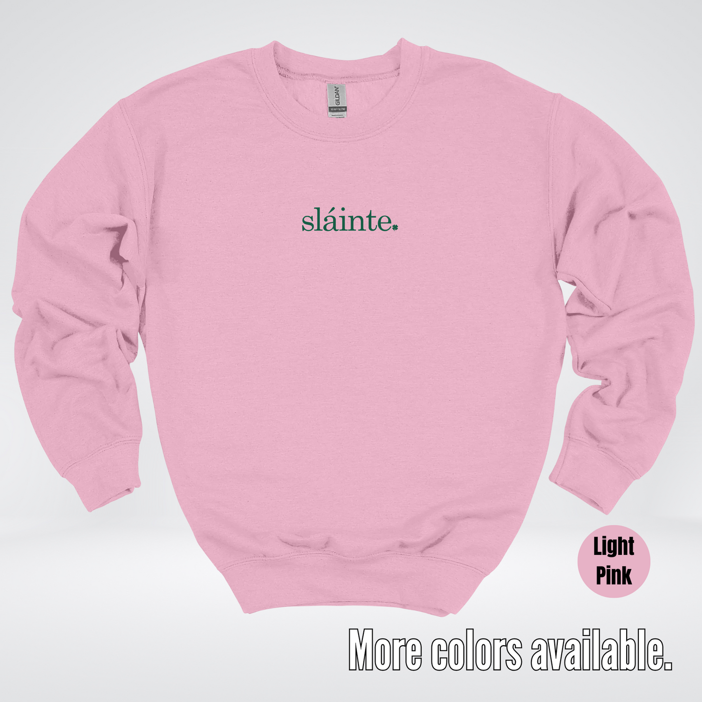 Slainte - Forest Green Design – Saint Patrick’s Day Crewneck Sweatshirt