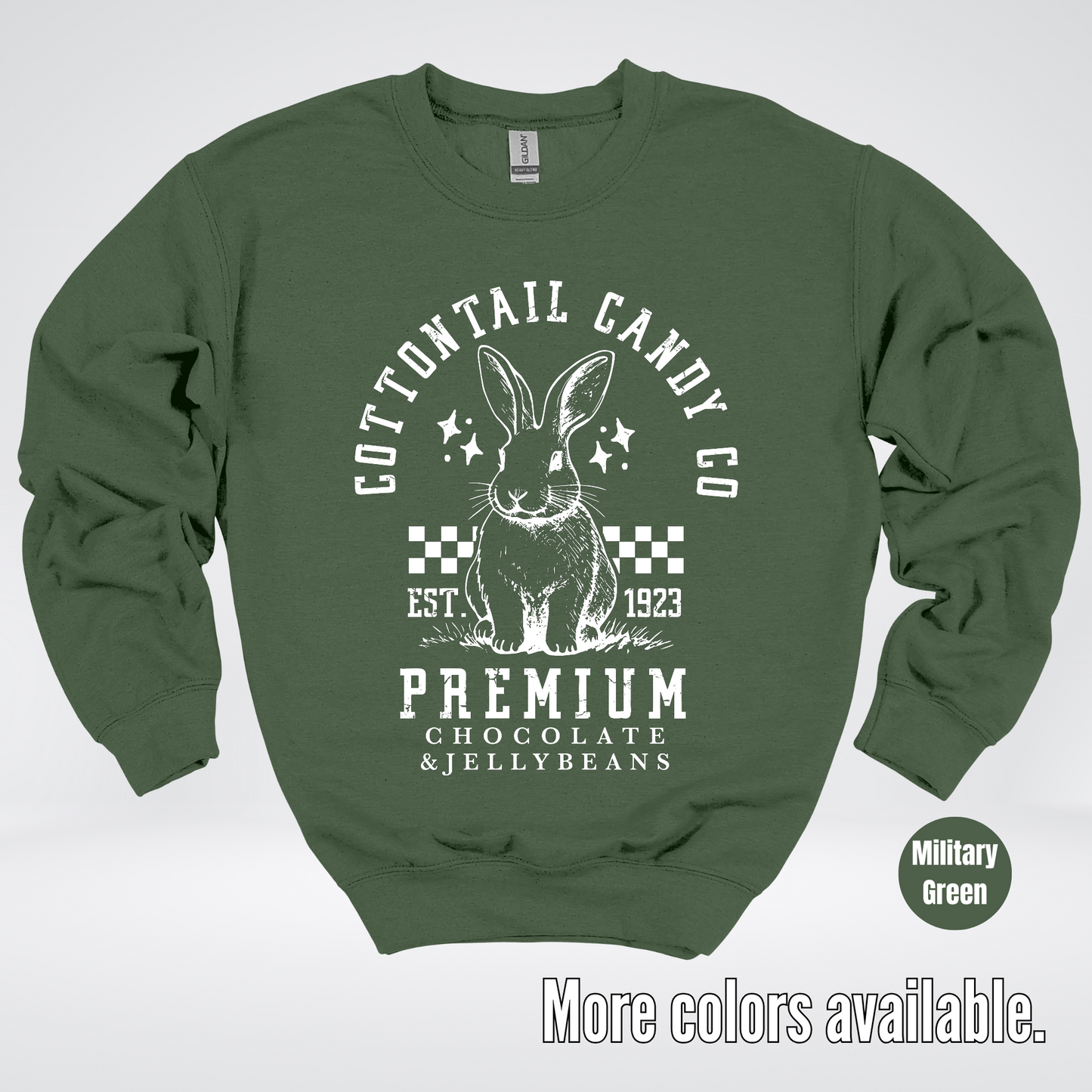 Cottontail Candy Co Premium Easter Crewneck Sweatshirt