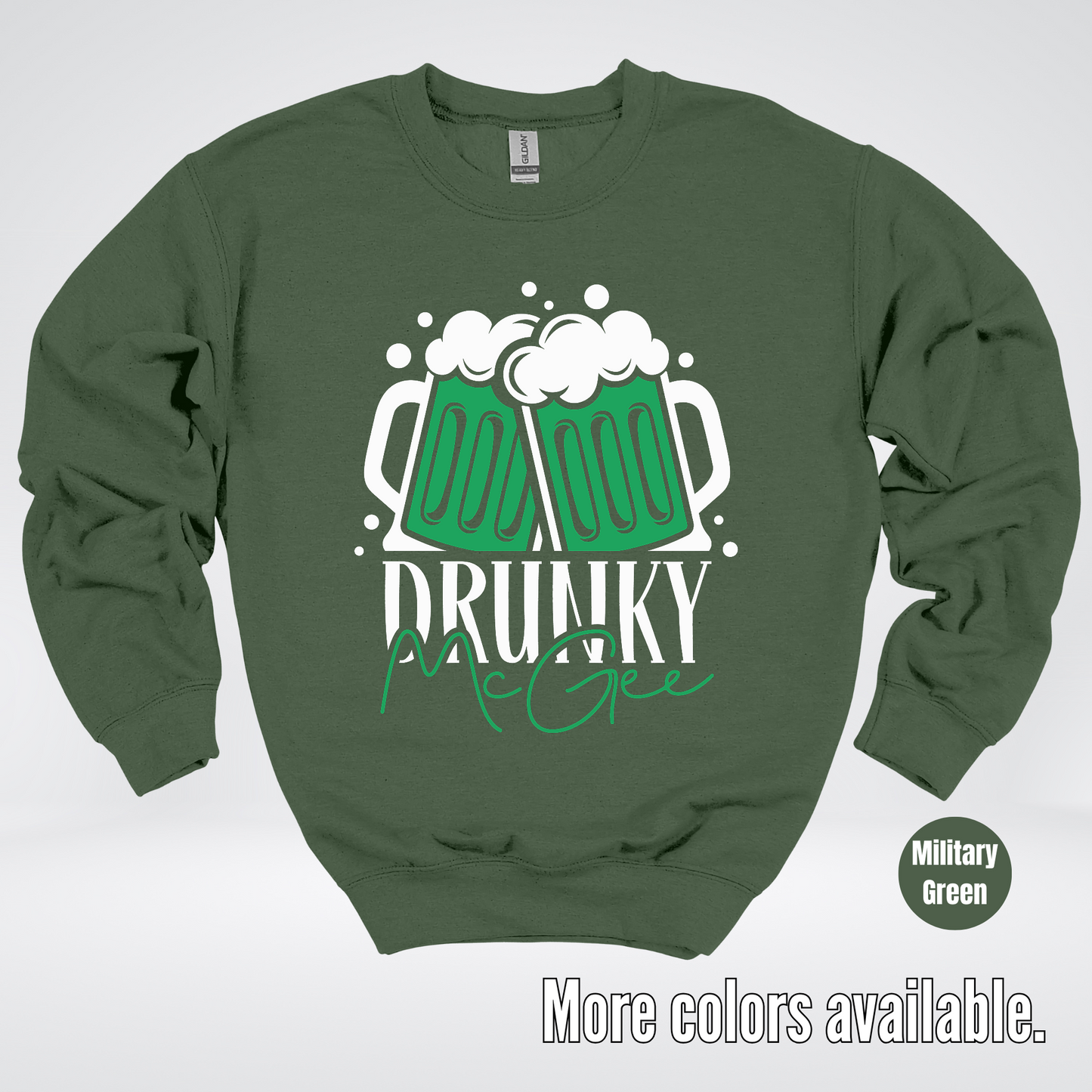 Drunky McGee – Saint Patrick’s Day Crewneck Sweatshirt