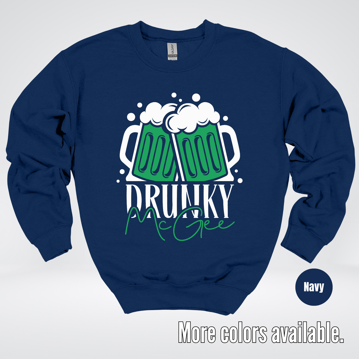 Drunky McGee – Saint Patrick’s Day Crewneck Sweatshirt
