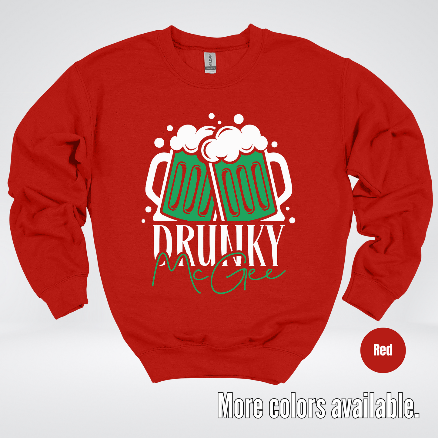 Drunky McGee – Saint Patrick’s Day Crewneck Sweatshirt