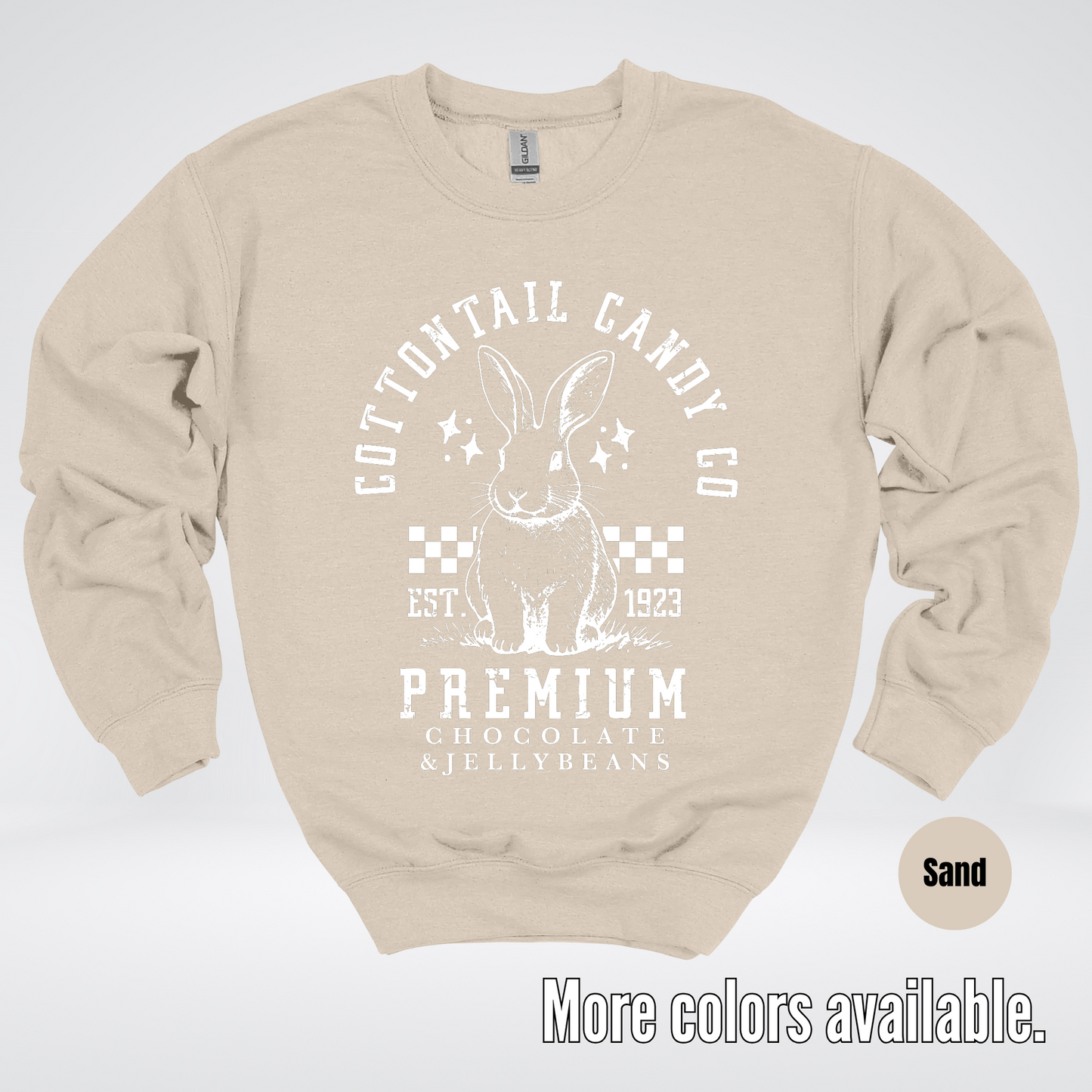 Cottontail Candy Co Premium Easter Crewneck Sweatshirt