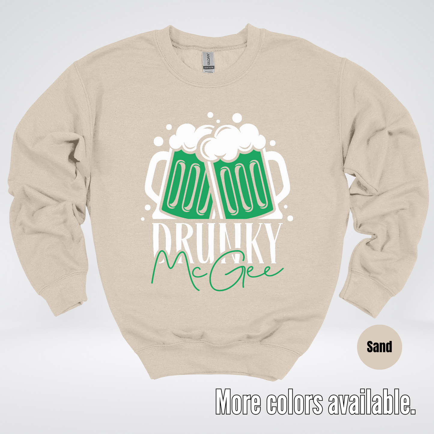 Drunky McGee – Saint Patrick’s Day Crewneck Sweatshirt