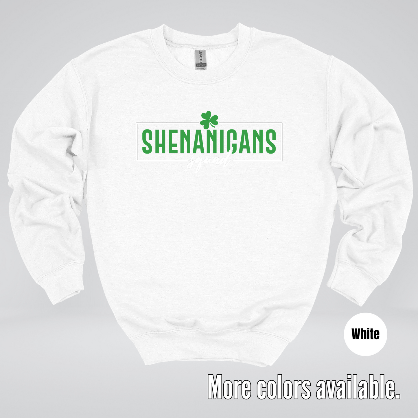 Shenanigans Squad 2 – Saint Patrick’s Day Crewneck Sweatshirt