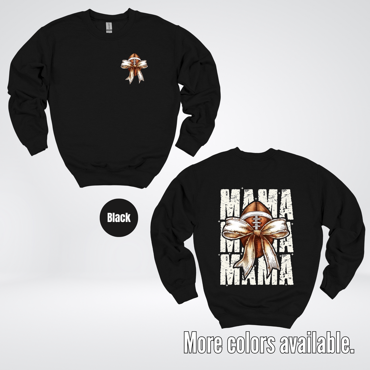 Coquette Football Mama Crewneck Sweatshirt