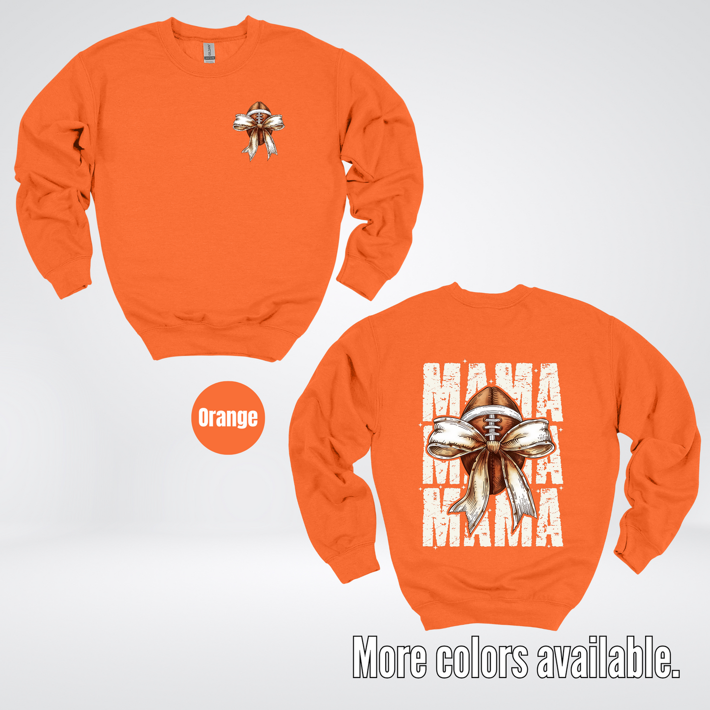 Coquette Football Mama Crewneck Sweatshirt
