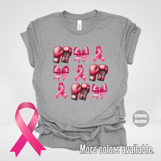 Boxing Coquette Pretty in Pink Gloves T-Shirt