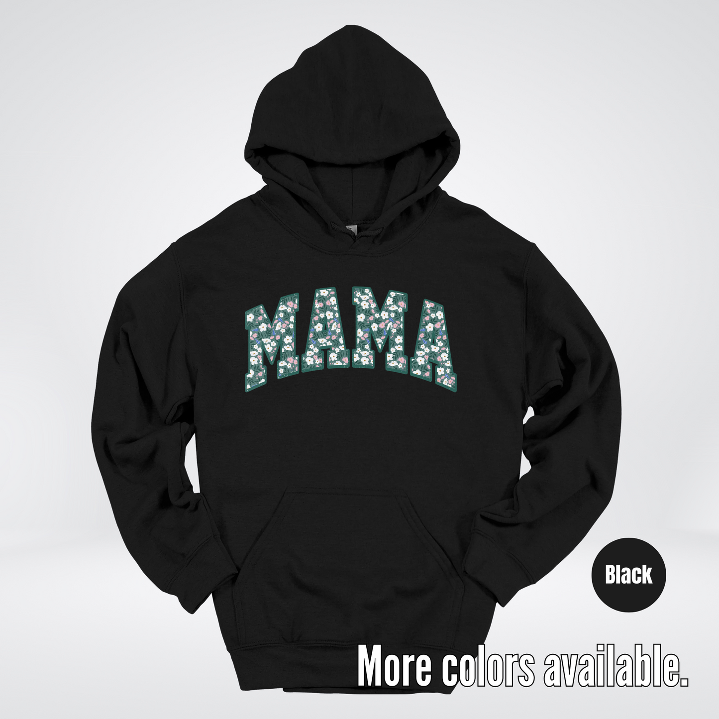 Mama Floral Green Hoodie