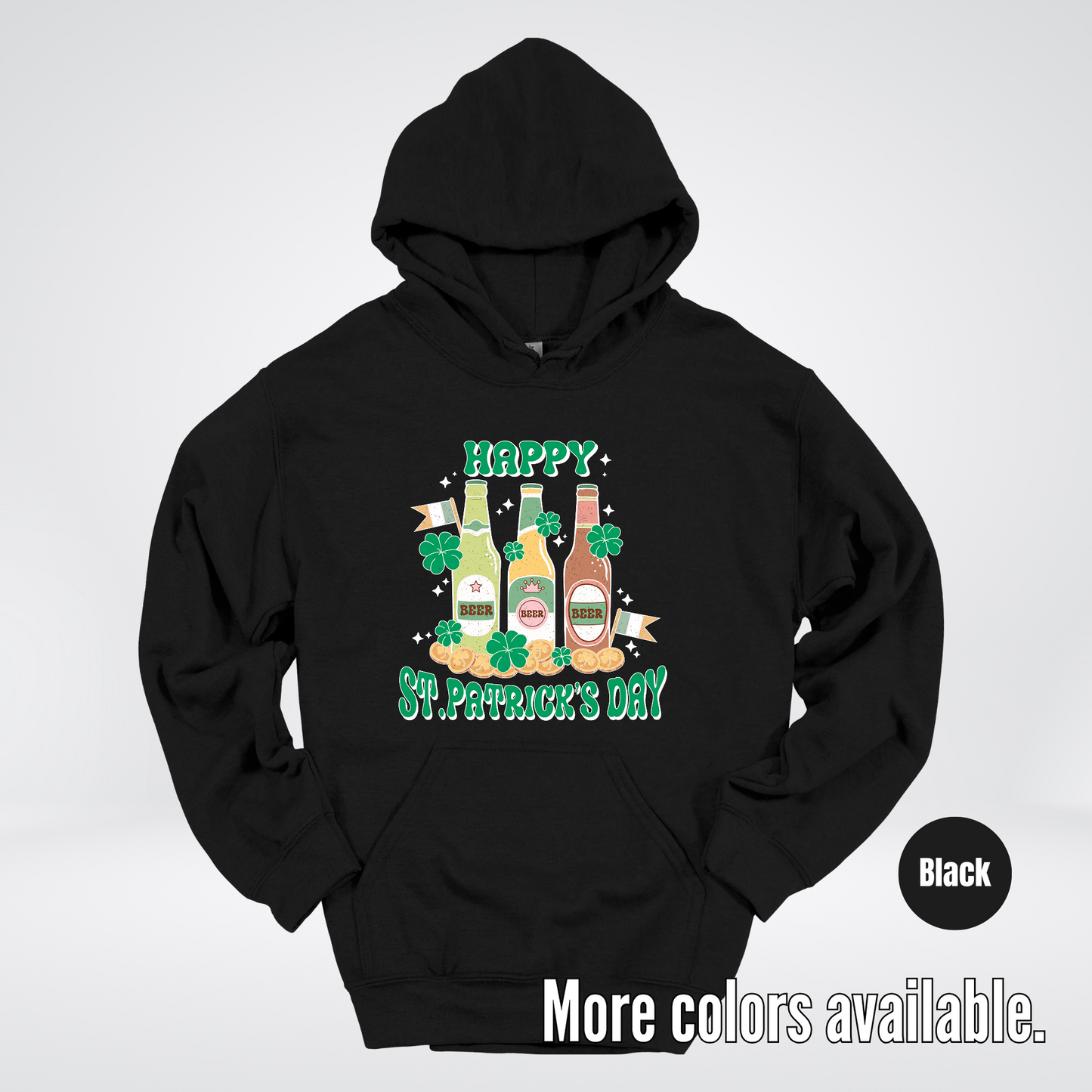 Three Bottles Saint Patrick's Day Hoodie