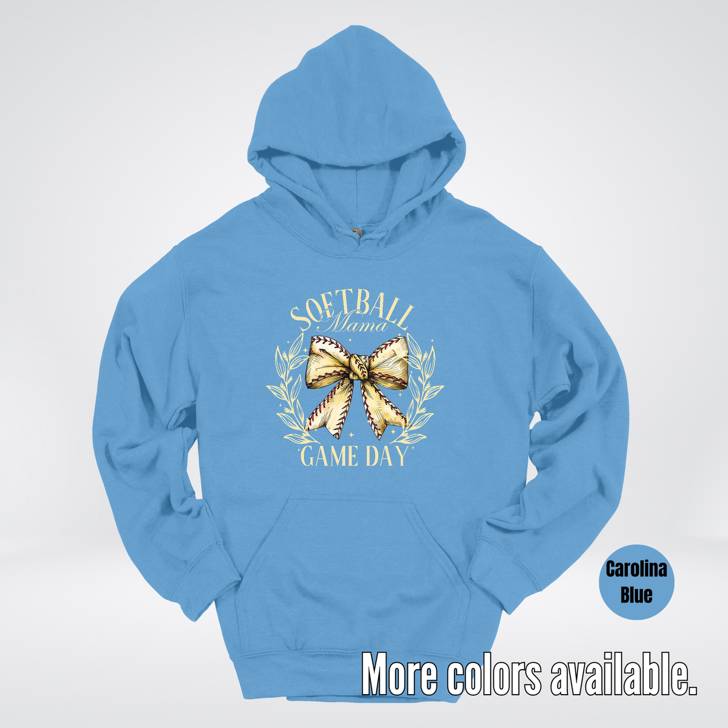Softball Mama Game Day Coquette Hoodie