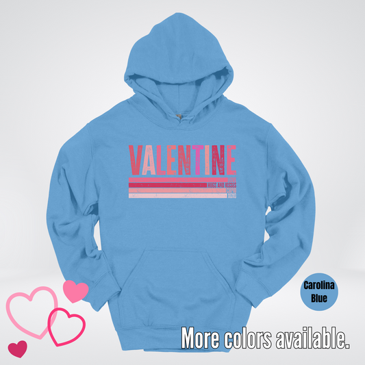 Valentine Hugs & Kisses Hoodie