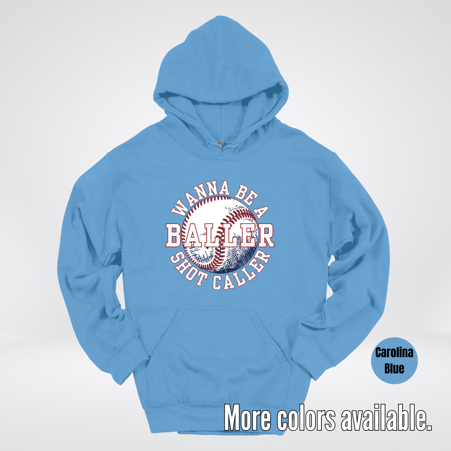 Wanna Be A Baller Shot Caller Hoodie
