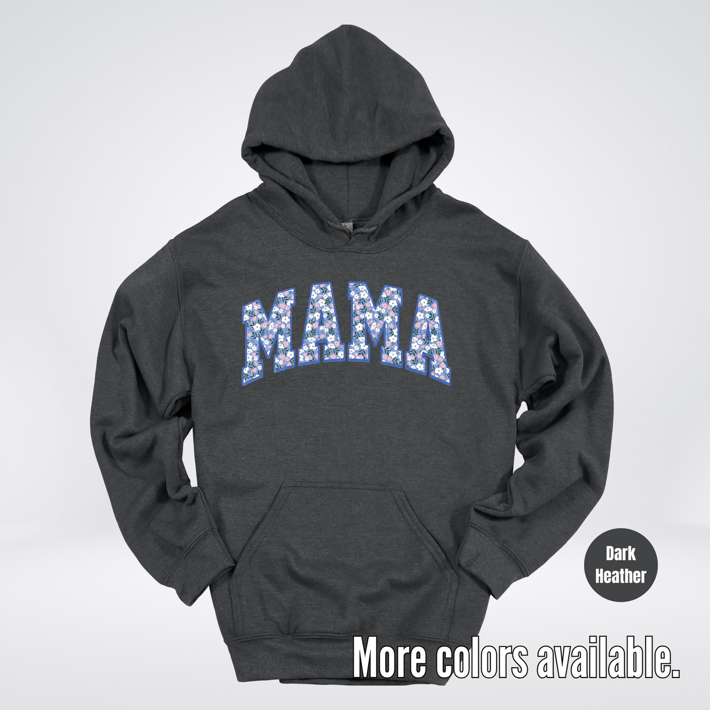 Mama Blue Bell Floral Hoodie