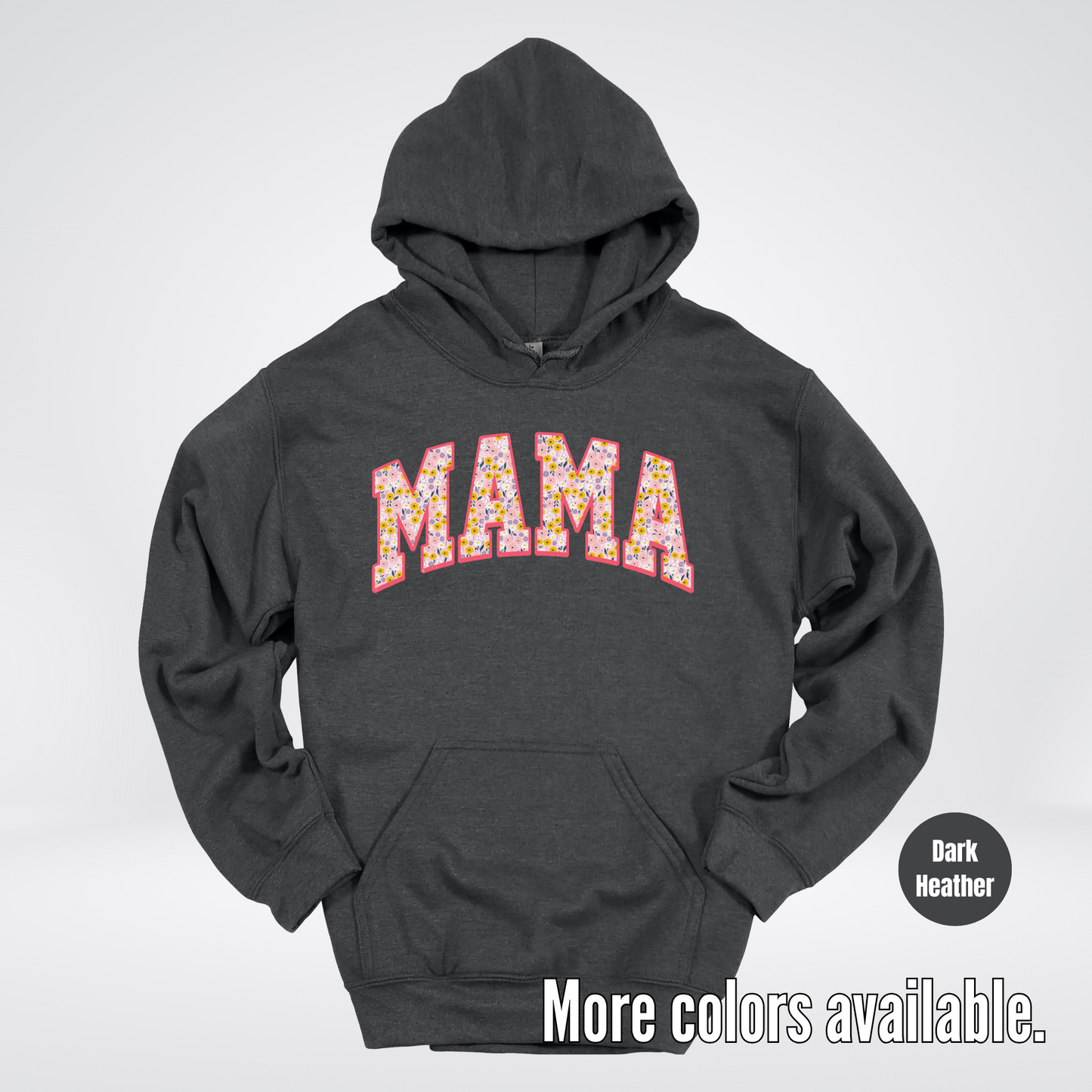 Mama Floral Pink Hoodie