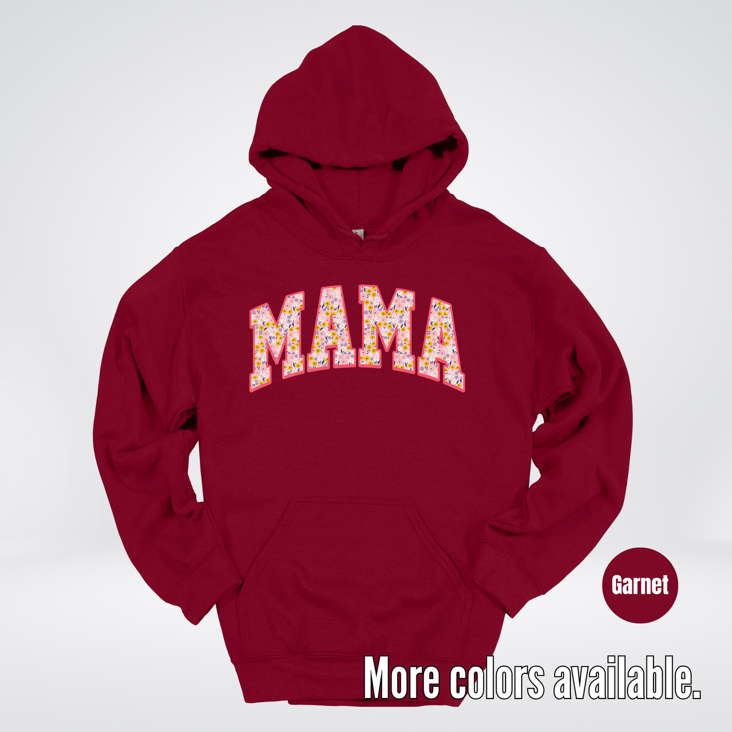 Mama Floral Pink Hoodie