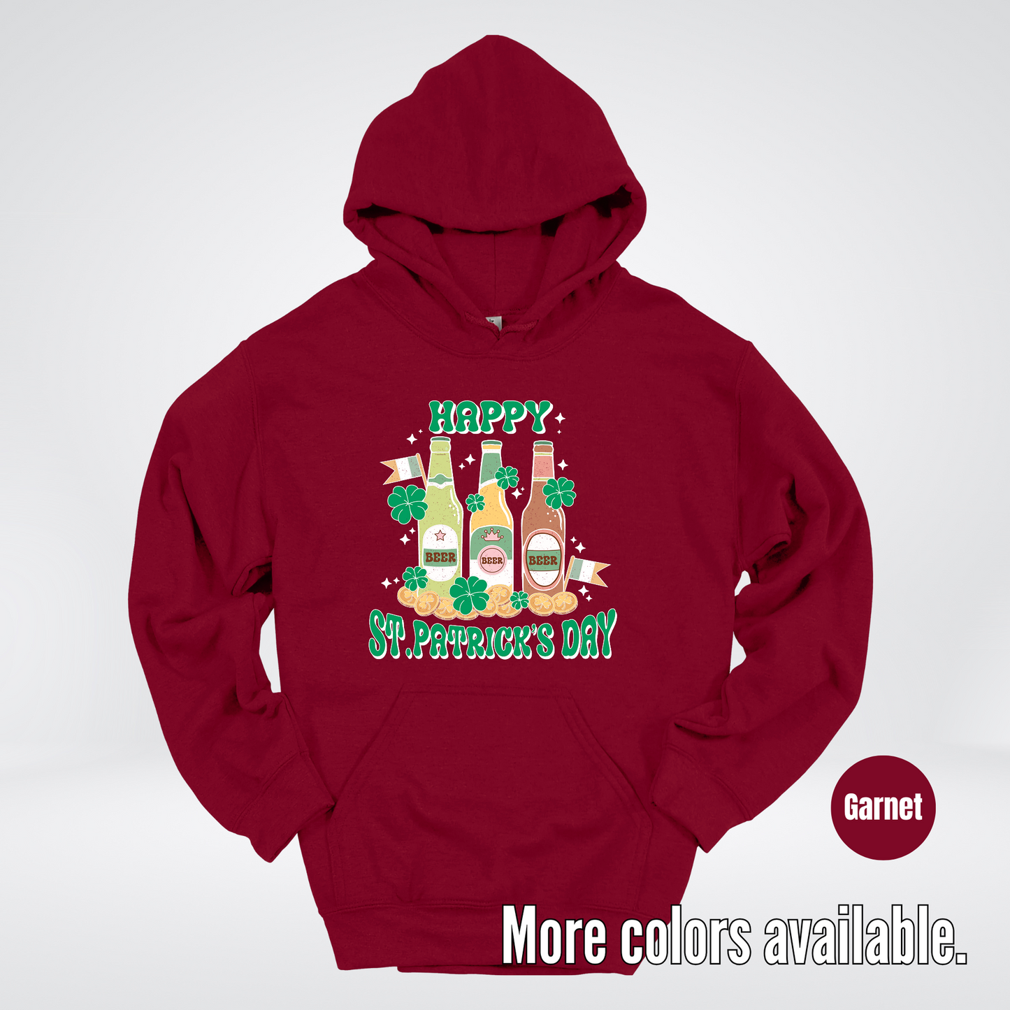 Three Bottles Saint Patrick's Day Hoodie