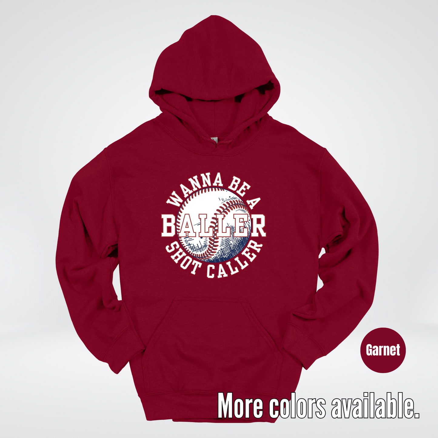 Wanna Be A Baller Shot Caller Hoodie