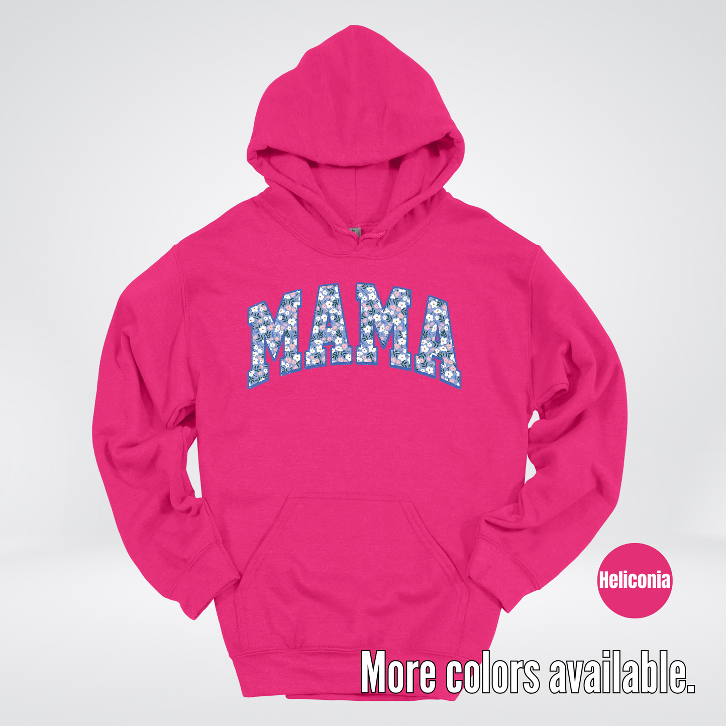 Mama Blue Bell Floral Hoodie