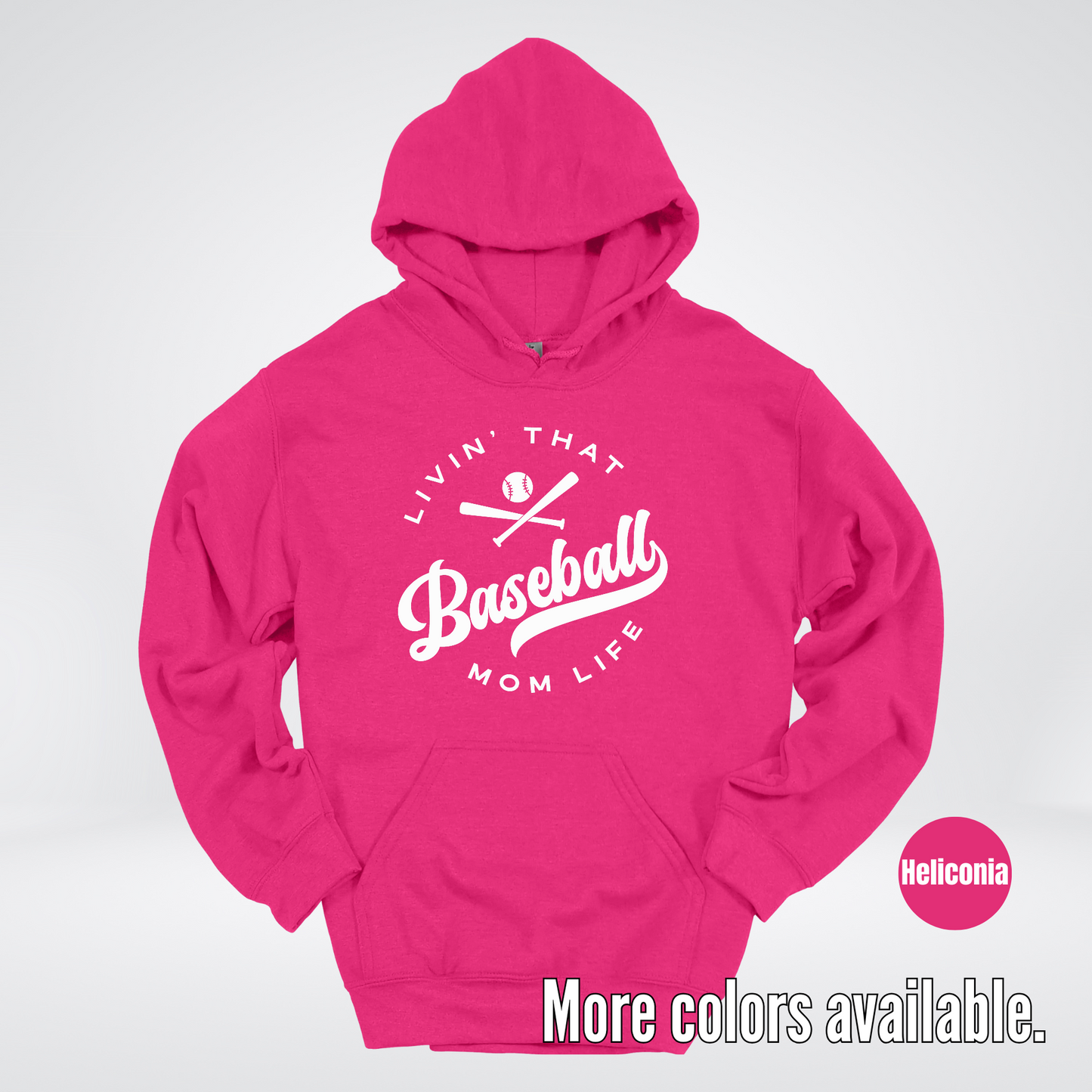 Livin’ That Baseball Mom Life Hoodie