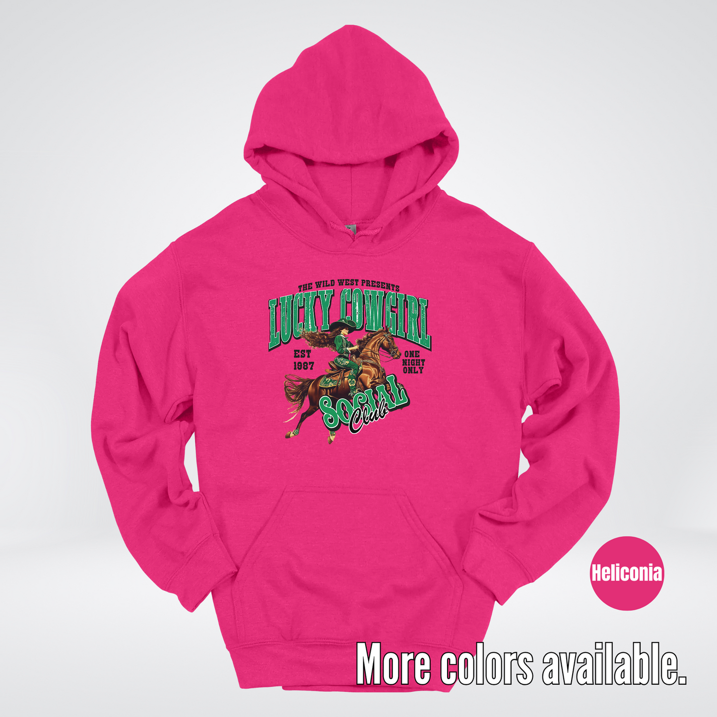 Lucky Cowgirl Social Club Saint Patrick's Day Hoodie