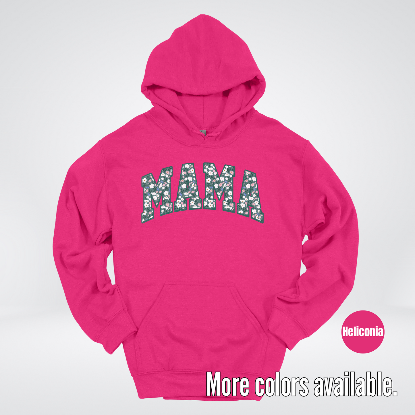 Mama Floral Green Hoodie
