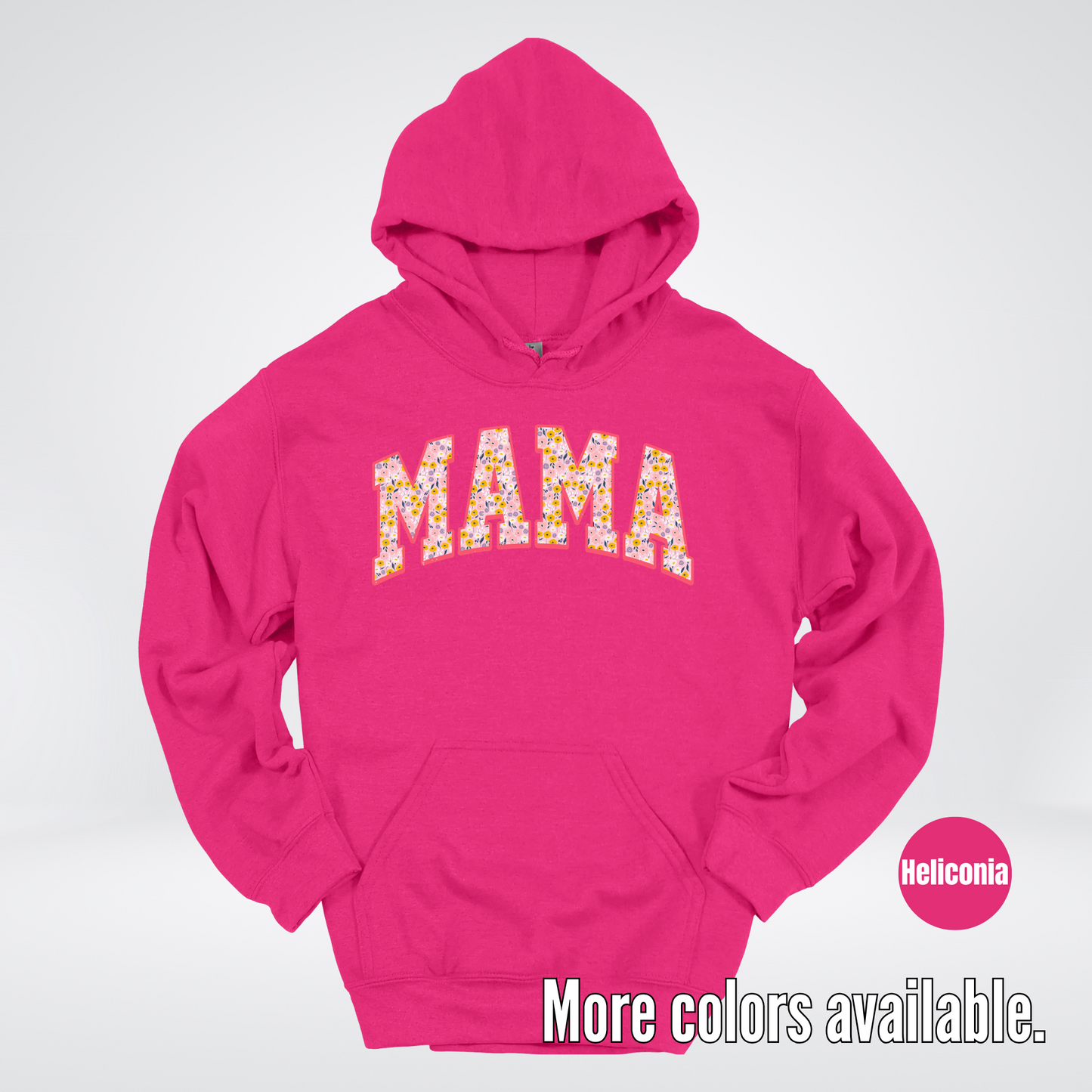 Mama Floral Pink Hoodie