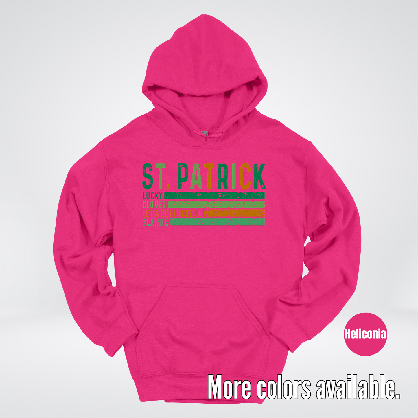 St. Patrick's Lucky Clover Let's Get Lucked Up Slainte St. Patrick's Day Hoodie