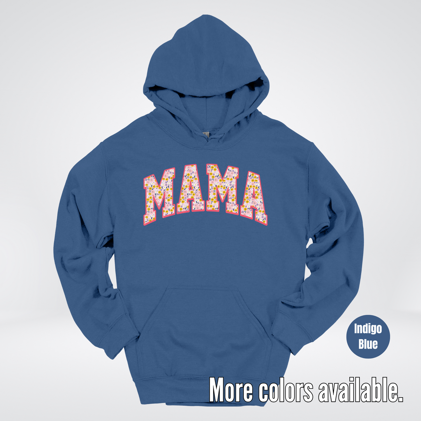 Mama Floral Pink Hoodie