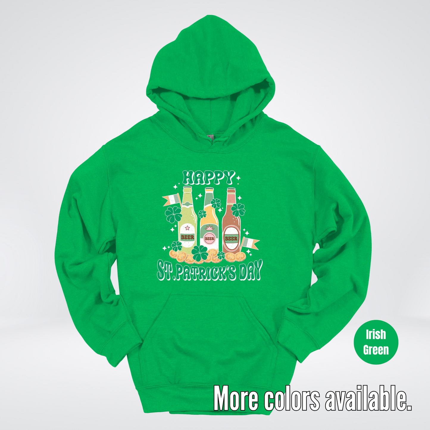 Three Bottles Saint Patrick's Day Hoodie