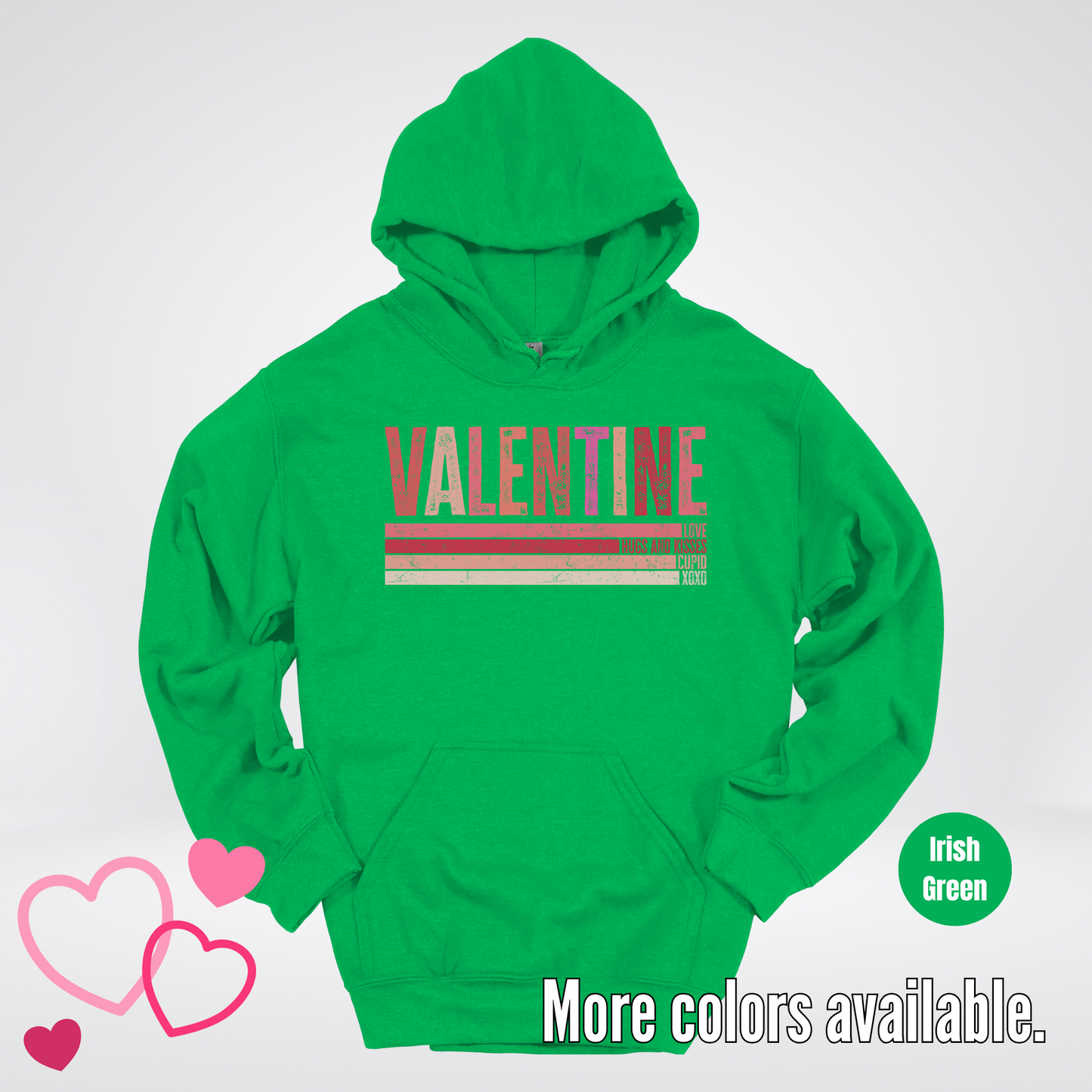 Valentine Hugs & Kisses Hoodie