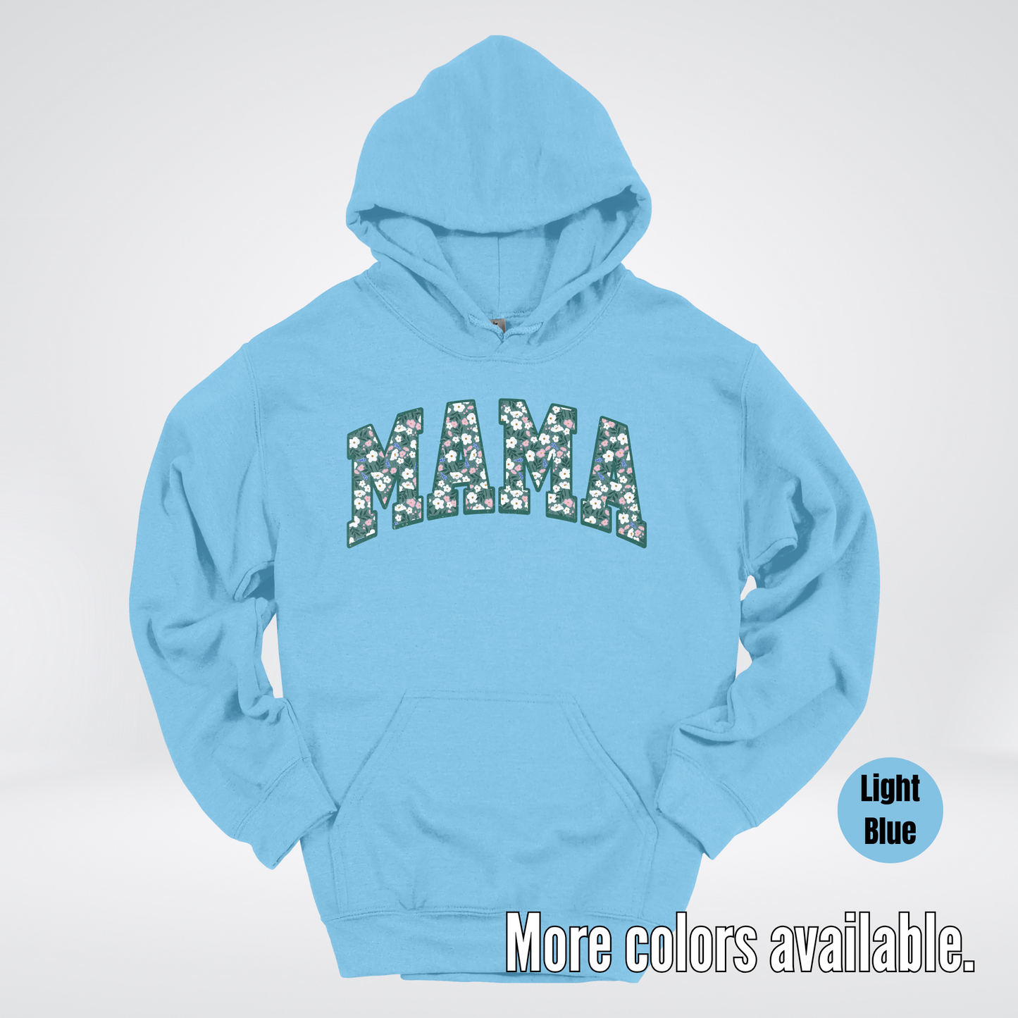 Mama Floral Green Hoodie