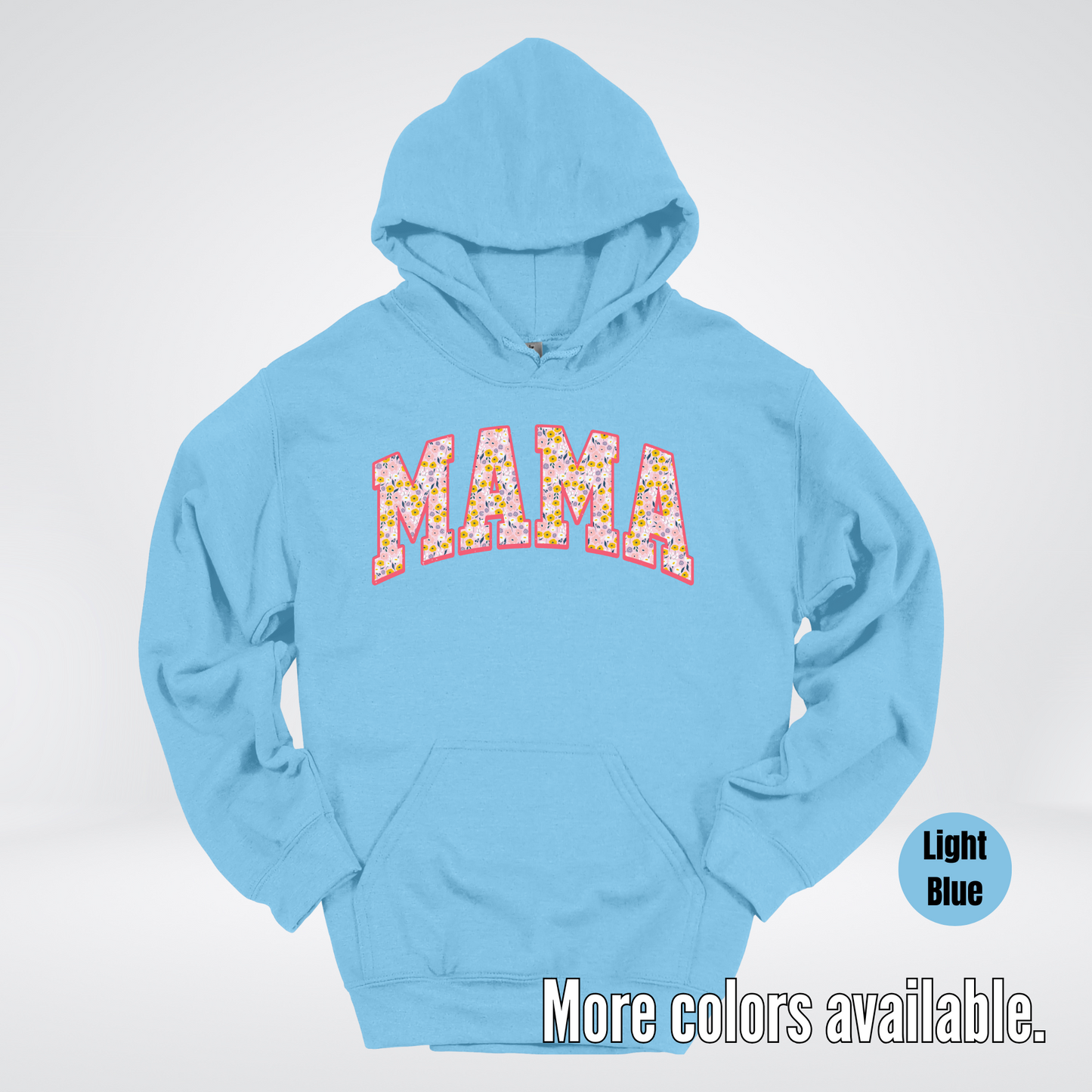 Mama Floral Pink Hoodie