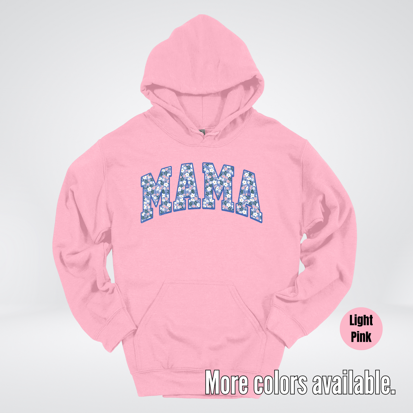 Mama Blue Bell Floral Hoodie