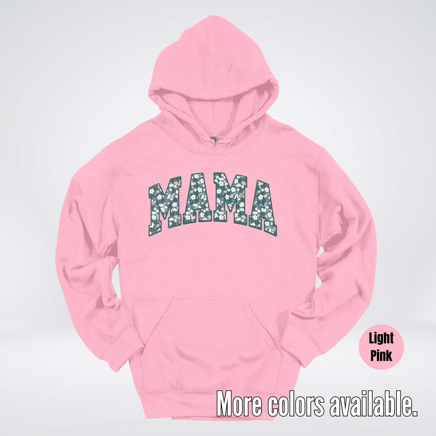 Mama Floral Green Hoodie
