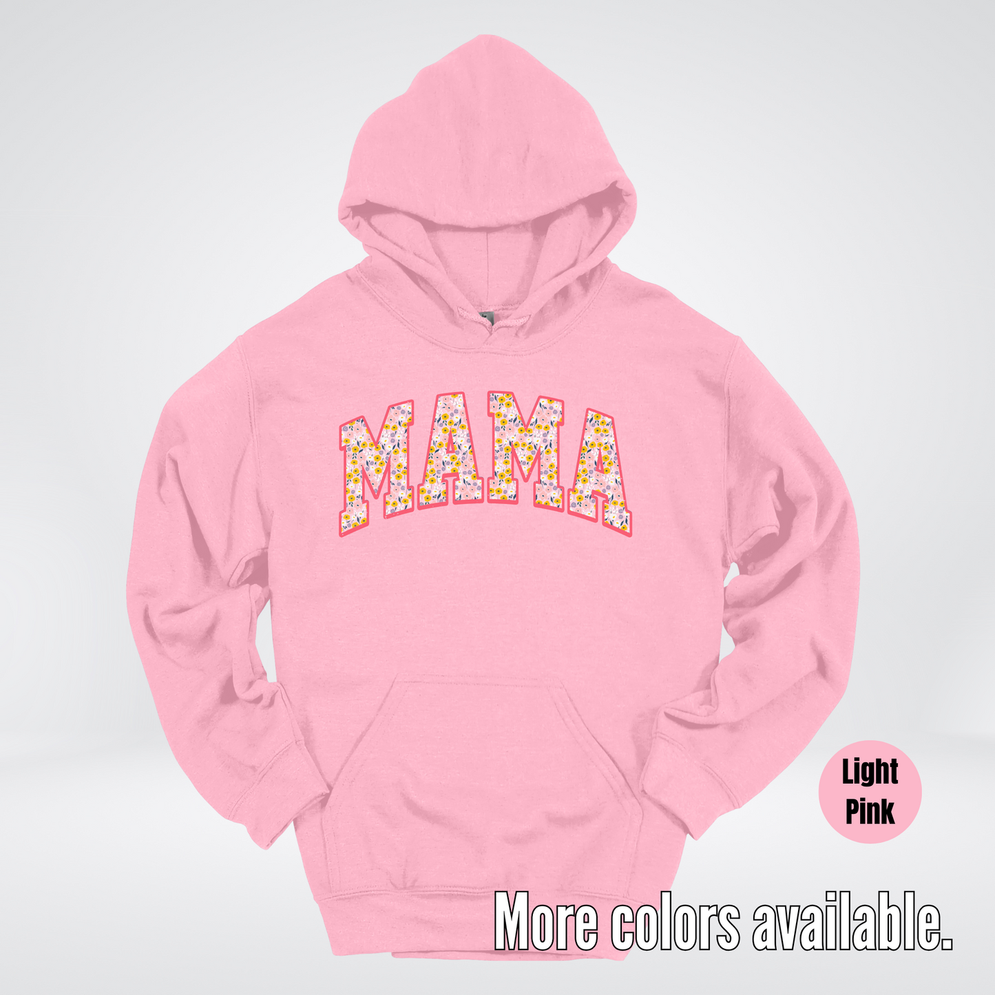 Mama Floral Pink Hoodie