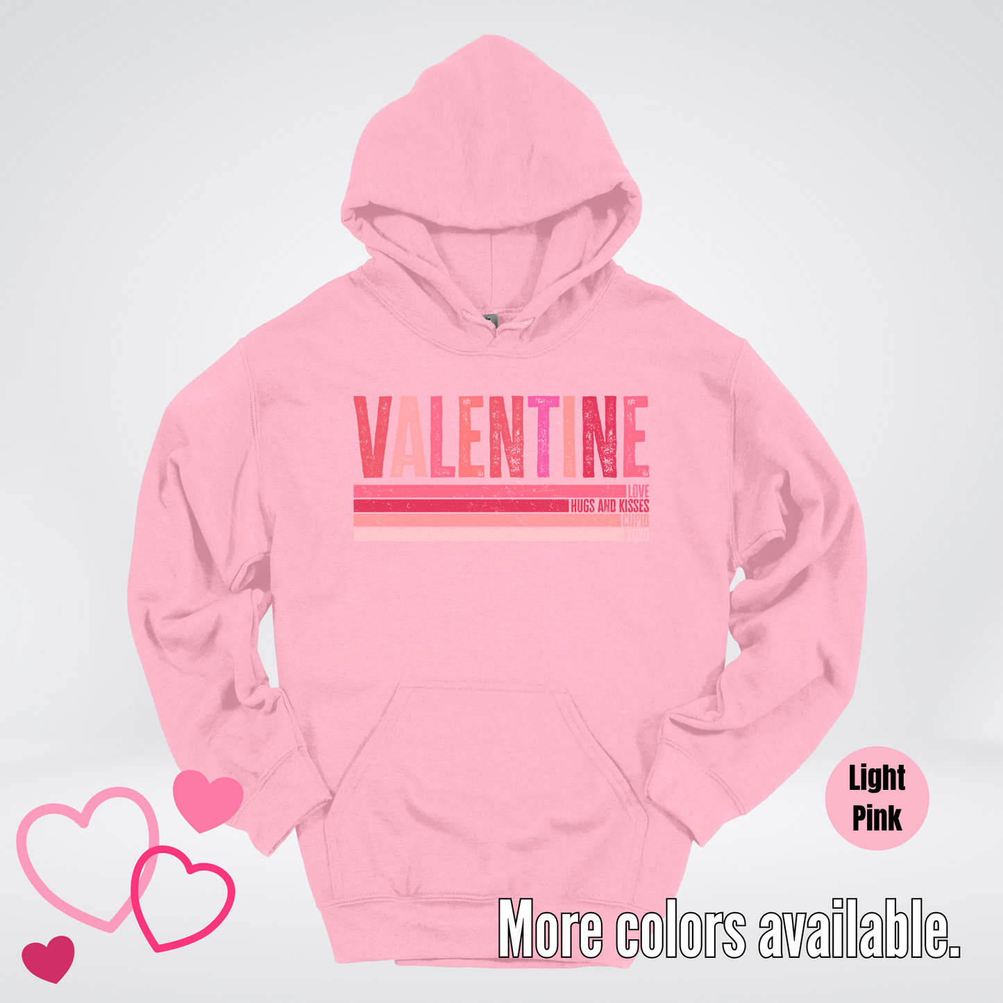 Valentine Hugs & Kisses Hoodie