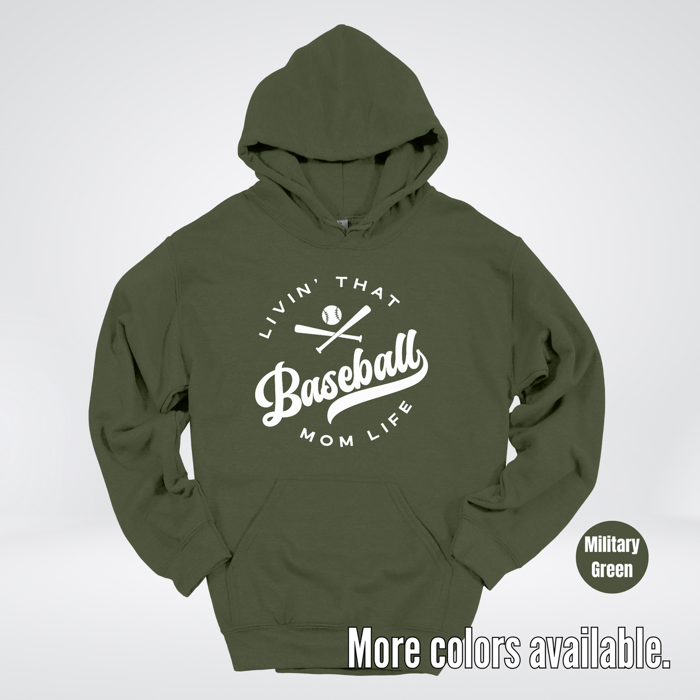 Livin’ That Baseball Mom Life Hoodie