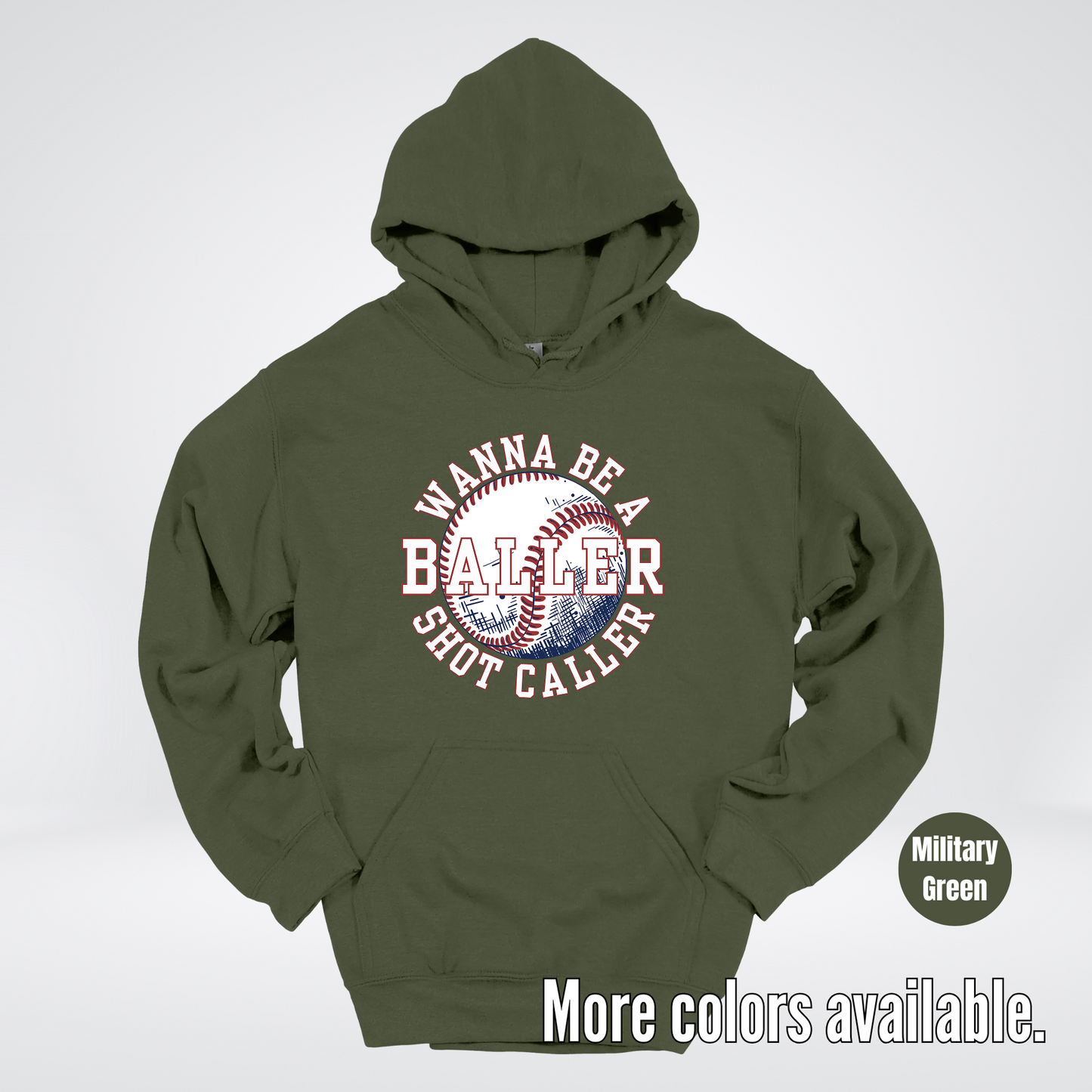 Wanna Be A Baller Shot Caller Hoodie