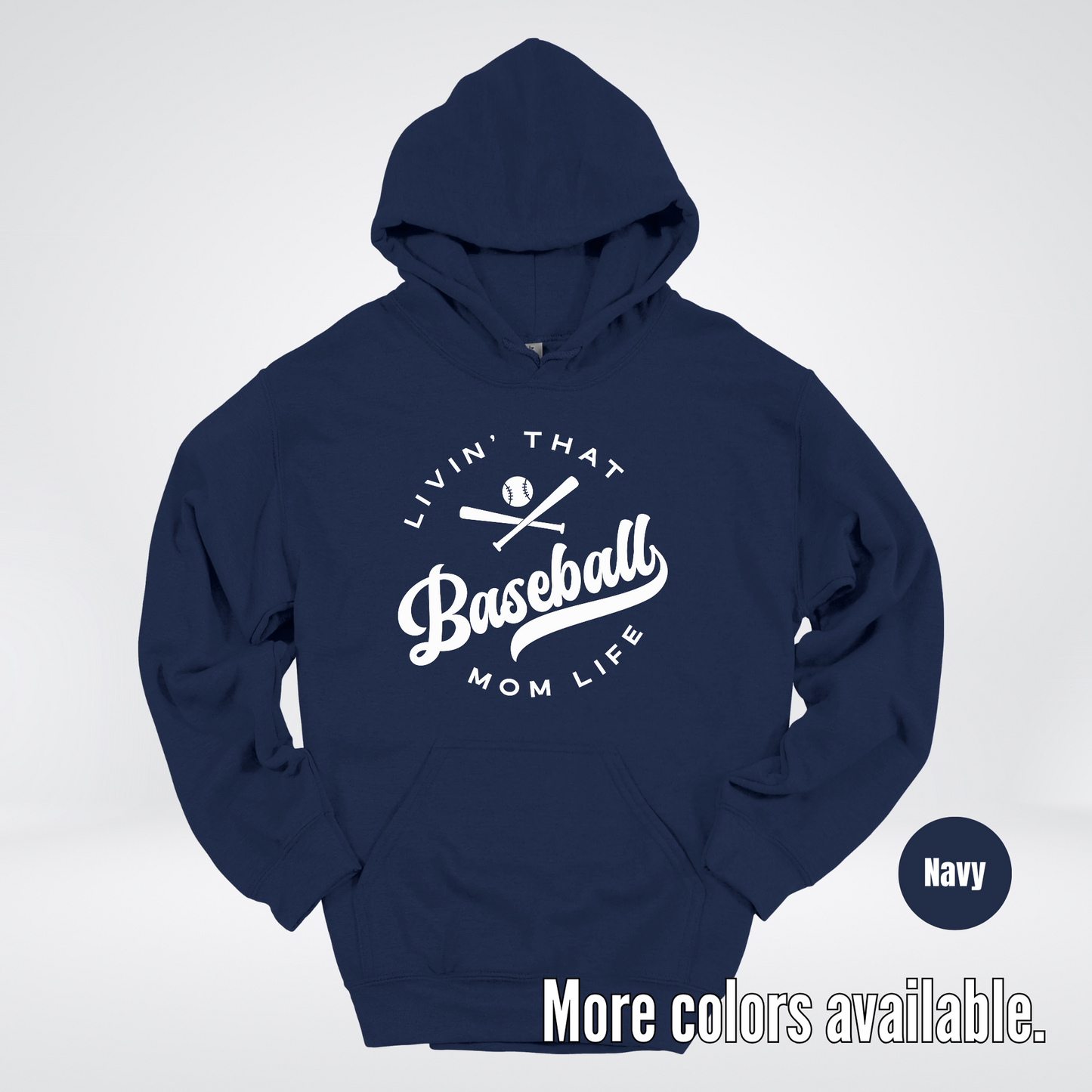 Livin’ That Baseball Mom Life Hoodie