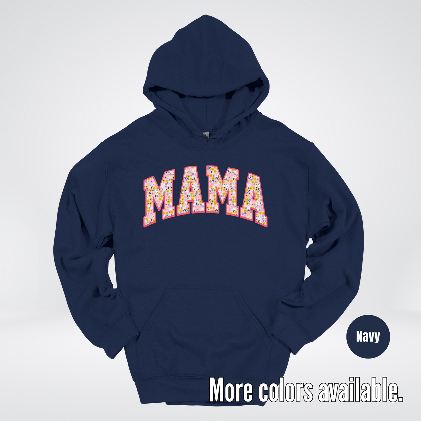 Mama Floral Pink Hoodie