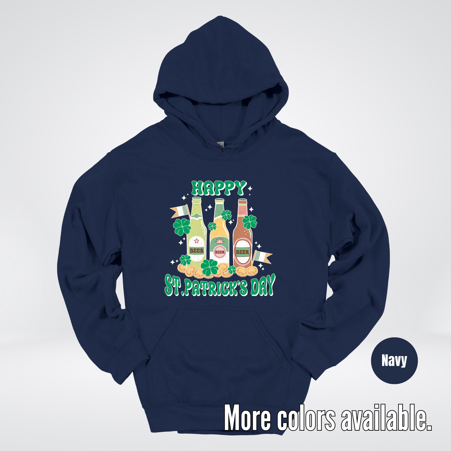 Three Bottles Saint Patrick's Day Hoodie